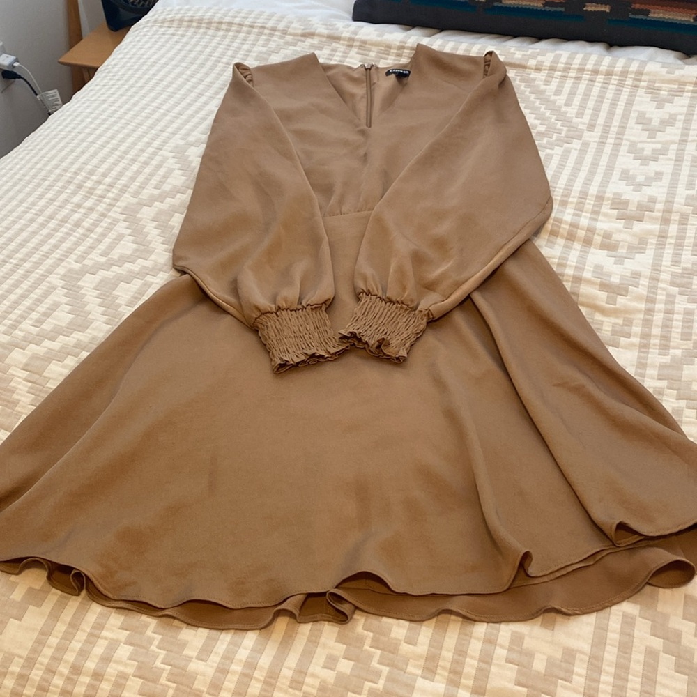 Gold women’s express mini dress
